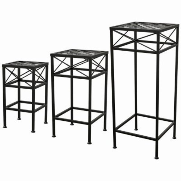 Panacea Productsrp 3PC BLK Nest PlantStand 82216